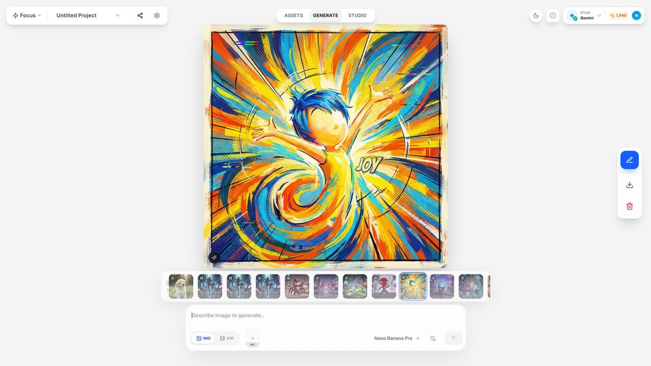 Focus Mode - Generate