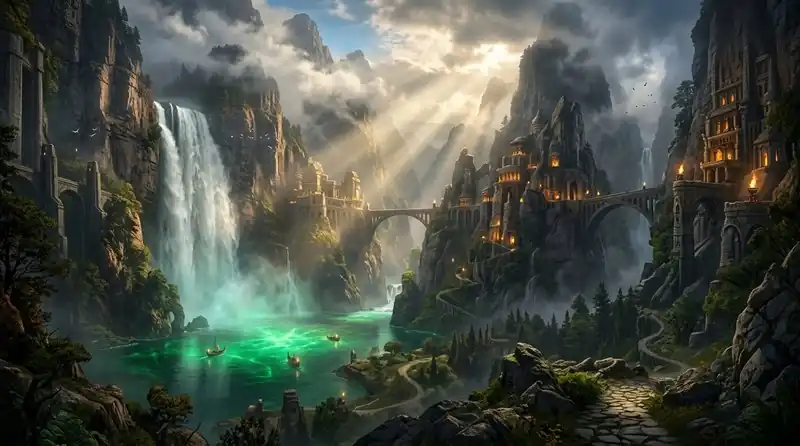 Concept matte painting