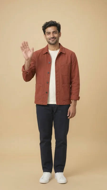 Character wave actual generated result
