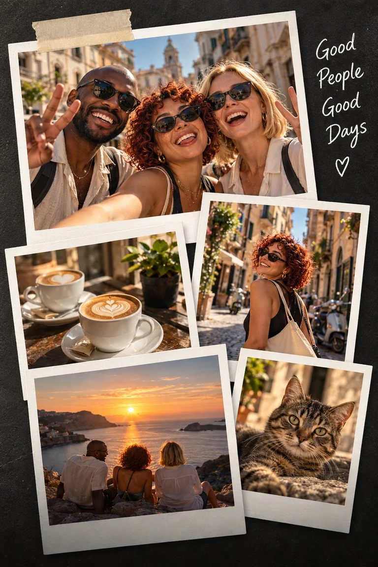 Camera roll template artwork