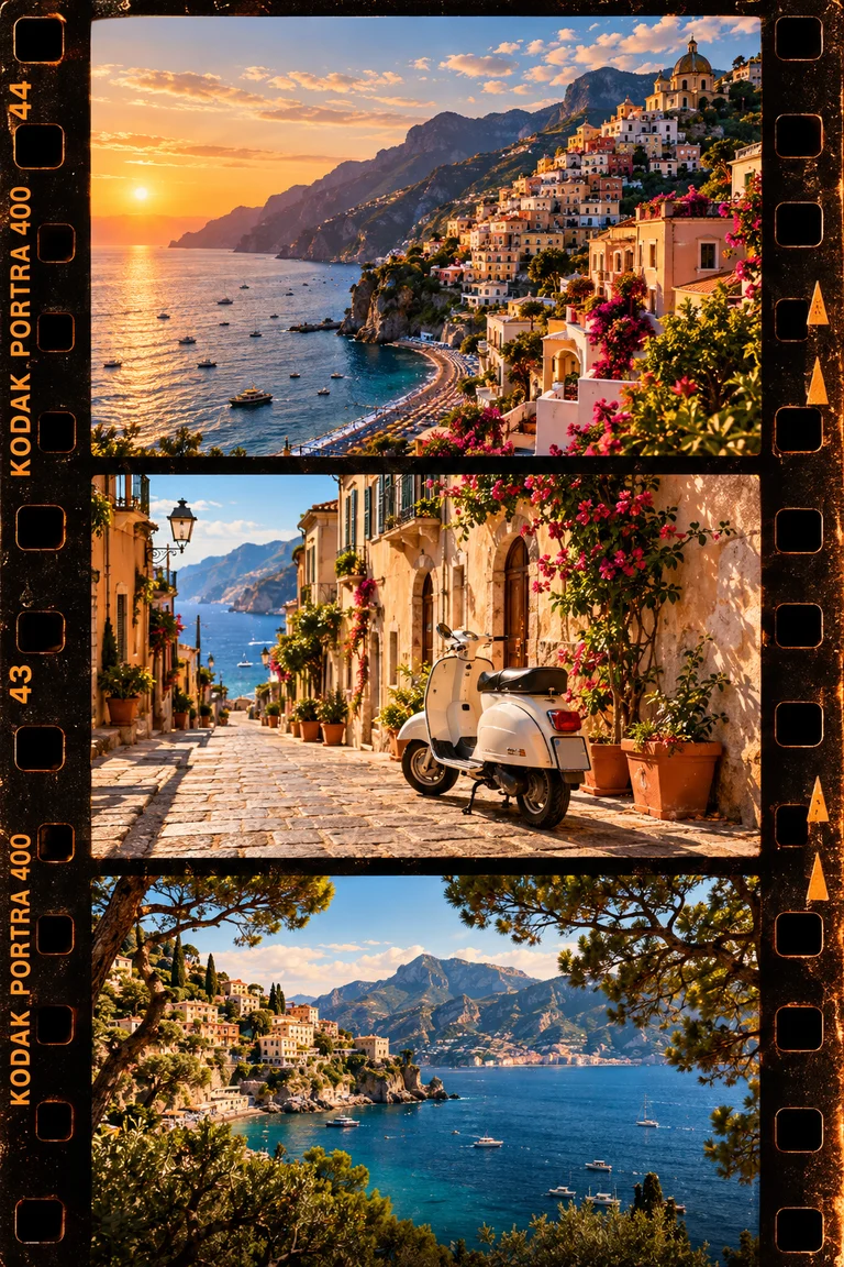 Film roll template artwork