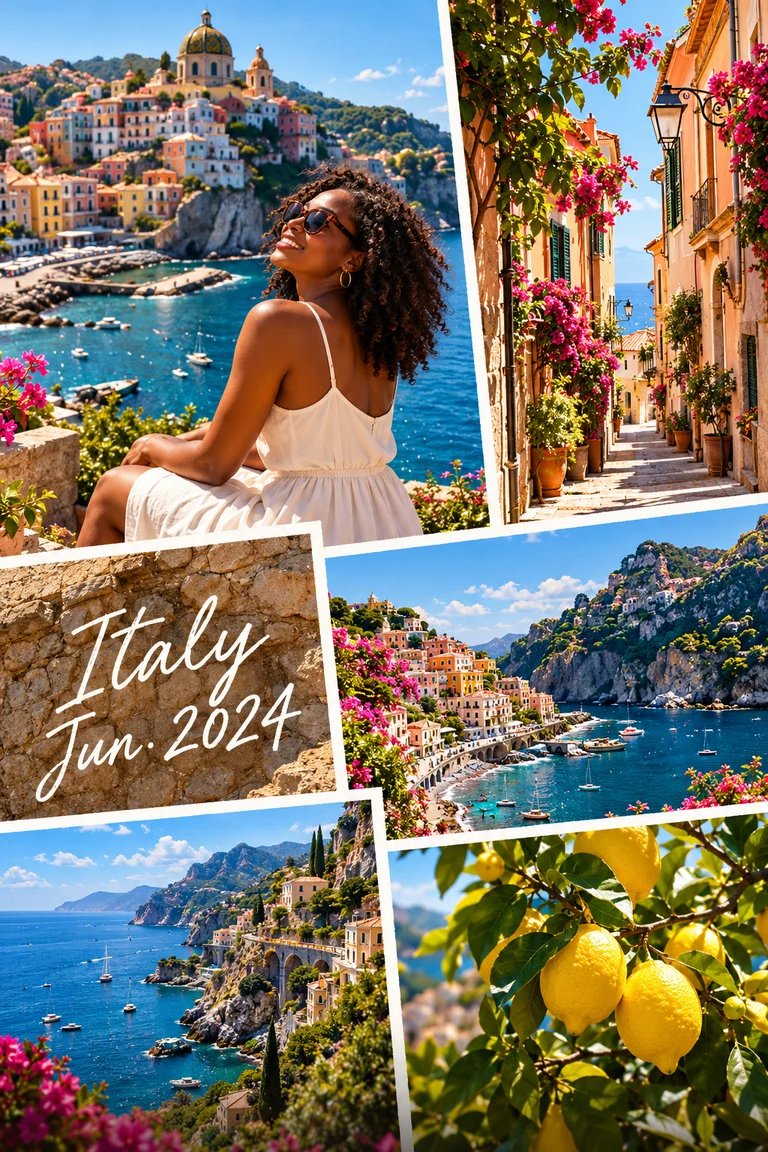 Travel diary template artwork finished output